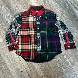 Ralph Lauren Multicolor Plaid Button Down Shirt